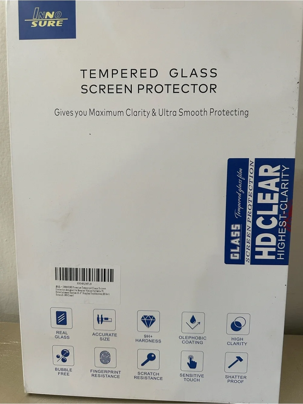 Tempered glass screen protector